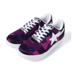 BAPESTA Purple Camo Shoes