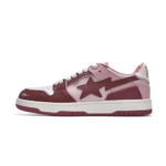 BAPESTA Sk8 Low Red Shoes