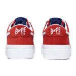 BAPE STA Mid Red Shoes