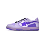 BAPESTA Sk8 Low Gradient Purple Shoes