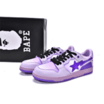 BAPESTA Sk8 Low Gradient Purple Shoes