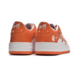BAPESTA Sk8 Low Orange Shoes