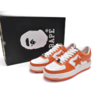 BAPESTA Sk8 Low Orange Shoes