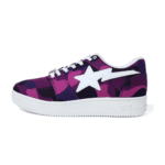 BAPESTA Purple Camo Shoes